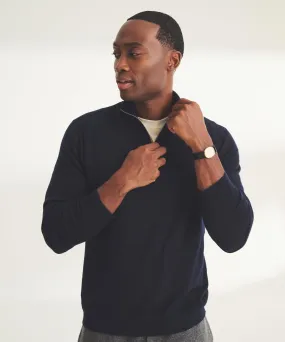 Fancy Cashmere Quarter Zip